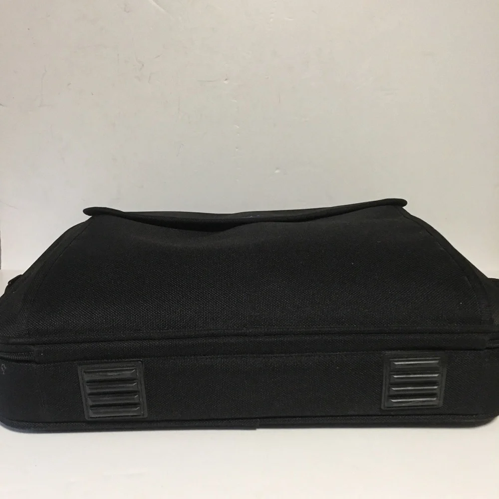 Dell Laptop Computer Adjustable Removable Padded Shoulder bag whandles Black